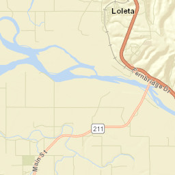 Worswick California Street Map