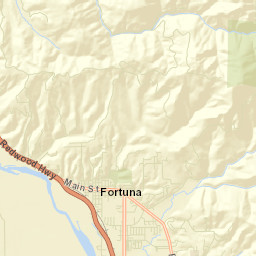 Newburg California Street Map