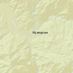 Hyampom California Street Map