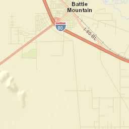 Battle Mountain Street Map