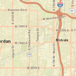 West Jordan Street Map