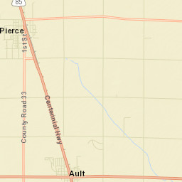 Pierce Colorado Street Map
