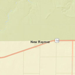 New Raymer Colorado Street Map