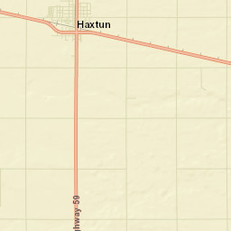 Haxtun Colorado Street Map