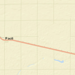 Paoli Colorado Street Map