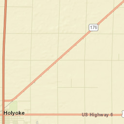 Holyoke Colorado Street Map