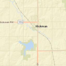 Hickman Street Map