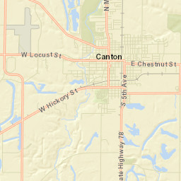 Canton Street Map