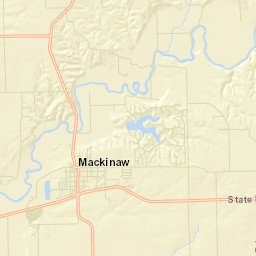 Mackinaw Street Map