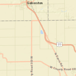 Galveston Street Map