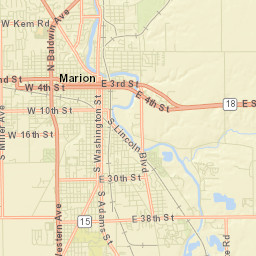 3232 South Dunbar Drive, Marion, IN 46953 Street Map