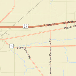 Moulton Ohio Street Map