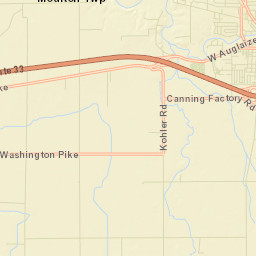 Auglaize County Street Map