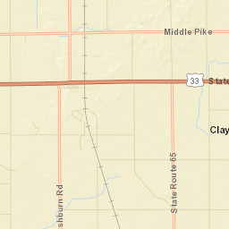 Saint Johns Ohio Street Map