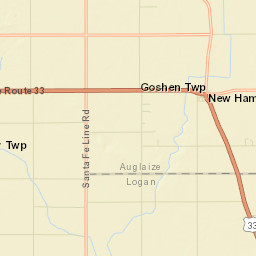 New Hampshire Ohio Street Map