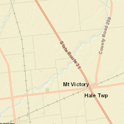 Ridgeway Ohio Street Map