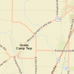 Oak Knoll Ohio Street Map