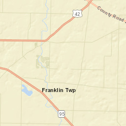 Pulaskiville Ohio Street Map