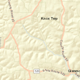 Glenmont Ohio Street Map