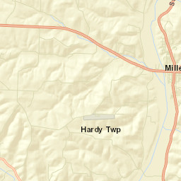 Millersburg Ohio Street Map