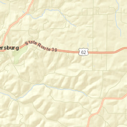 Saltillo Ohio Street Map