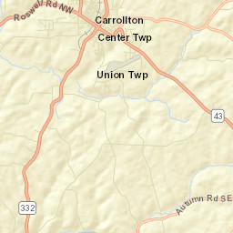 Washington Hall Ohio Street Map