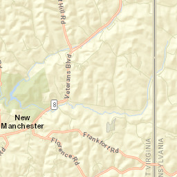Hancock County Street Map