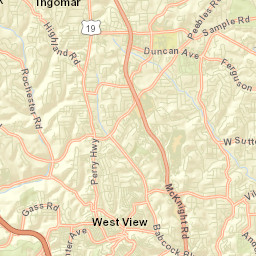 West View Street Map