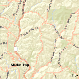 Allison Park Street Map