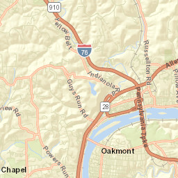 Oakmont Street Map