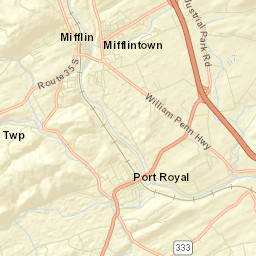 Mifflintown Street Map