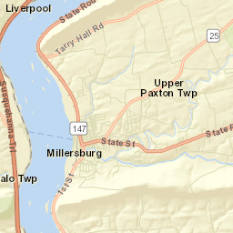 Millersburg Street Map