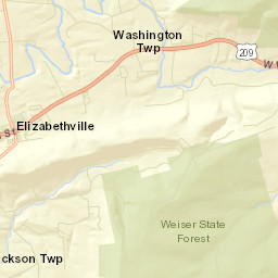 Elizabethville Street Map