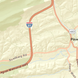 Pine Grove Street Map