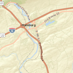 West Hamburg Street Map