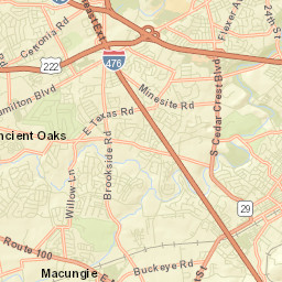 Macungie Street Map