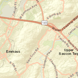 Emmaus Street Map