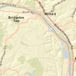 Frenchtown Street Map