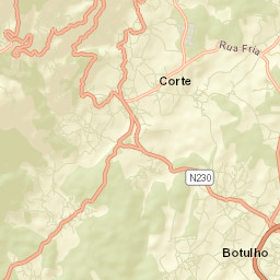 Campo de Besteiros Street Map