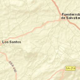 Fuenterroble de Salvatierra Street Map