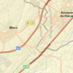 Meco Street Map
