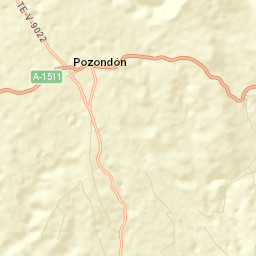 Pozondón Street Map