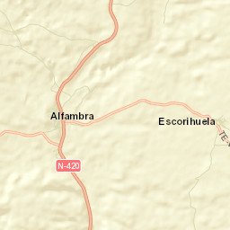 Alfambra Street Map