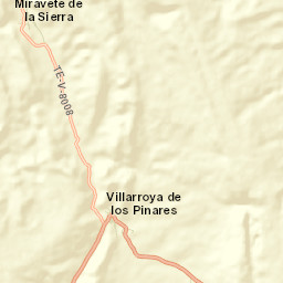 Villarroya de los Pinares Street Map