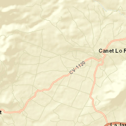 Canet lo Roig Street Map