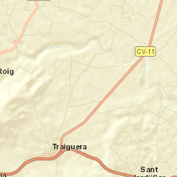 Traiguera Street Map
