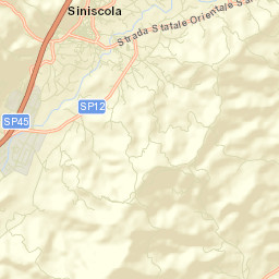 Siniscola Street Map