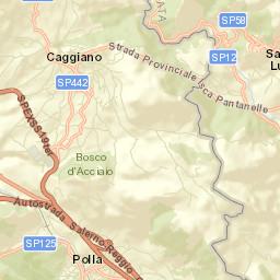 Caggiano Street Map
