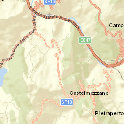 Campomaggiore Street Map