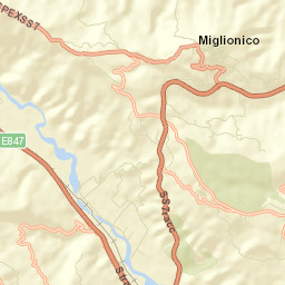 Miglionico Street Map